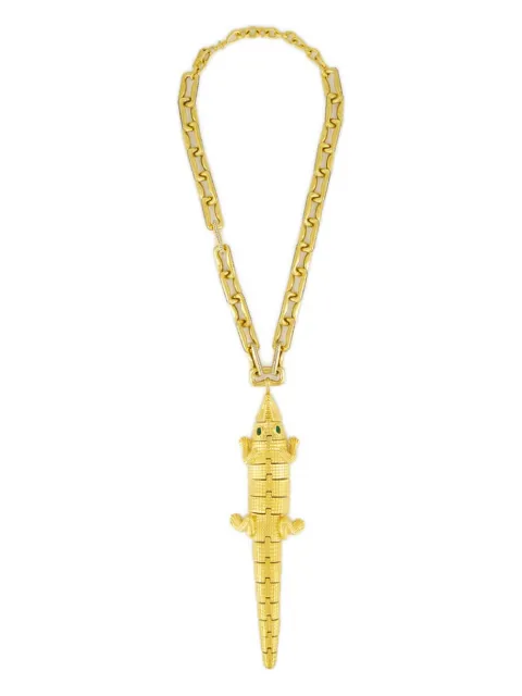Begüm Khan Piazza crocodile necklace Gold BK11A2110000103