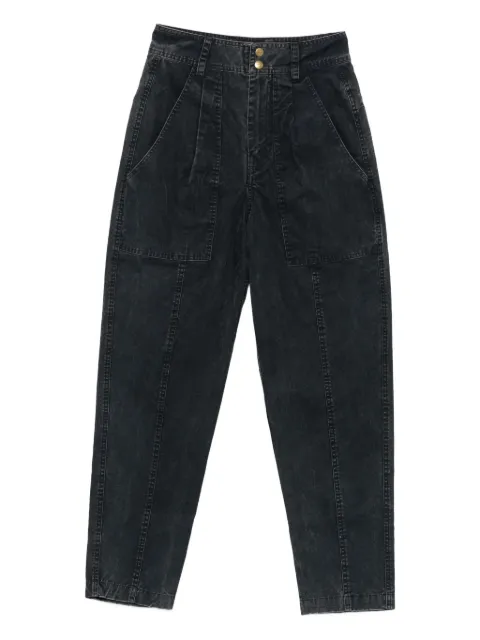 MARANT ÉTOILE pleated jeans Black PA0562FAC3G02E