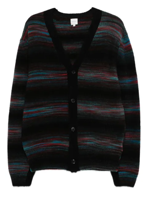 Paul Smith striped button cardigan Black M1R568Z