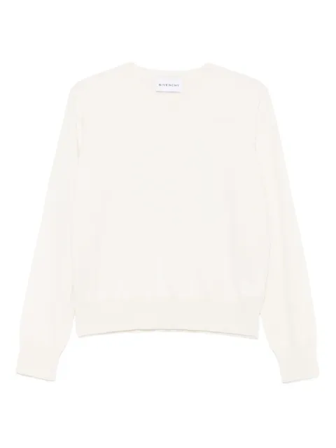 Givenchy long-sleeve cashmere sweater Neutrals BW90VB4ZSD