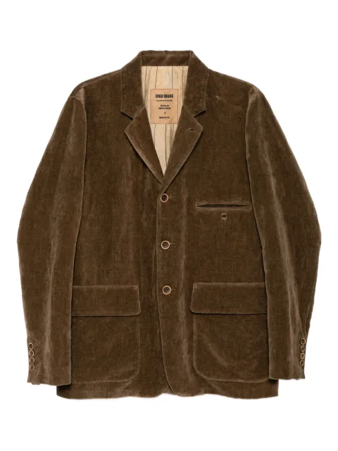 Uma Wang long-sleeved jacket Neutrals UM6513MUSTARD