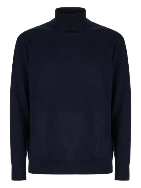 Diana Studio turtleneck wool sweater Blue FW23SIN13