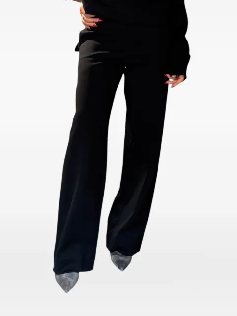 Merci tonal-stitching trousers Black P405FBLACK