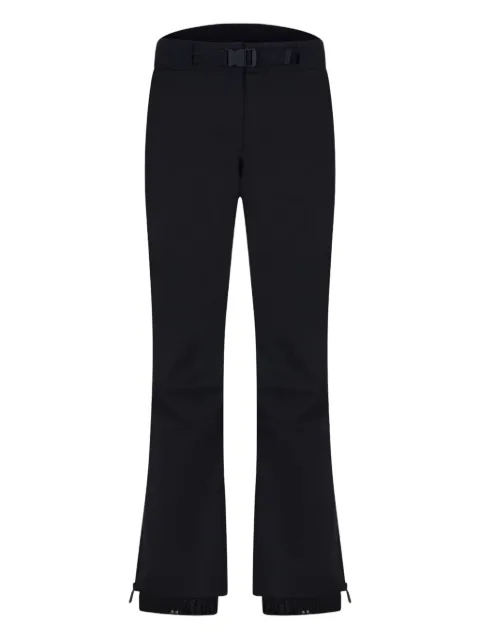 Moncler Grenoble buckle-fastening belt zip-fastening cuffs ski pants Black L20982G0001053066