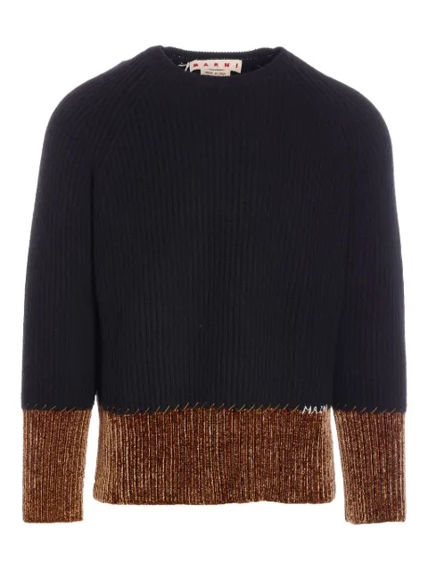 Marni ribbed wool sweater Black GCMG0473Q0UFH553BIN99