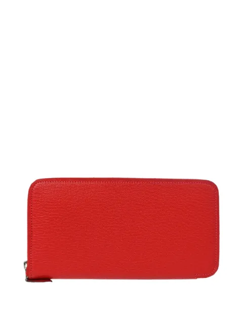 Hermès Pre-Owned 2013 Azap Taurillon Clemence zip-around wallet Red XX92136