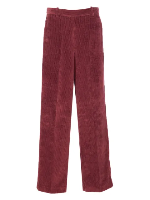 Circolo 1901 corduroy straight-leg trousers Red FD36371043