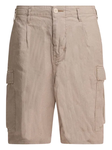 nonnative pleated cargo shorts Neutrals NNP4622IVORY