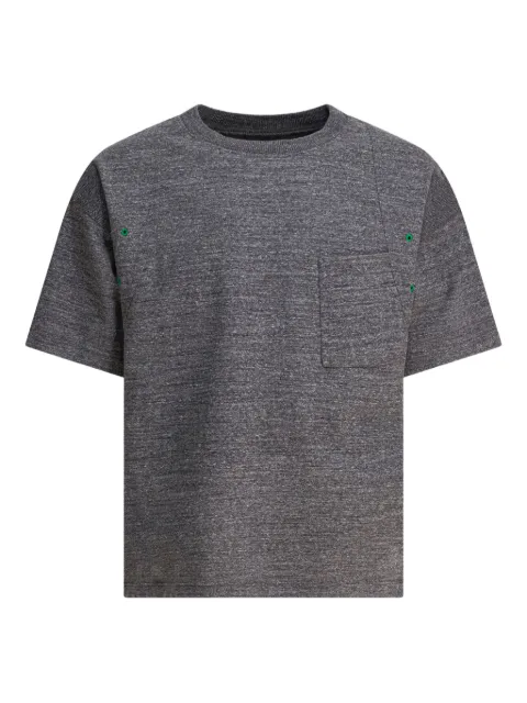 KAPITAL pocket-detail panelled T-shirt Grey K2504SC158CHA