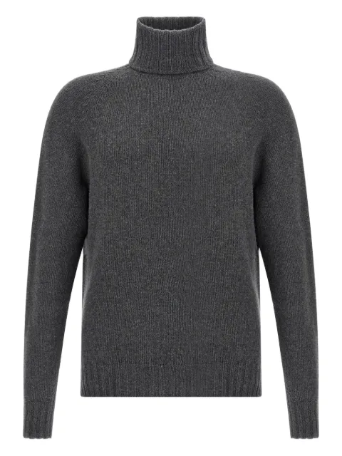 Ma'ry'ya high-neck cuffed-sleeve sweater Grey YRK018B6