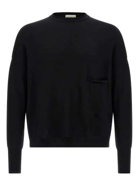 Ma'ry'ya pocket wool sweater Black YRK064D8