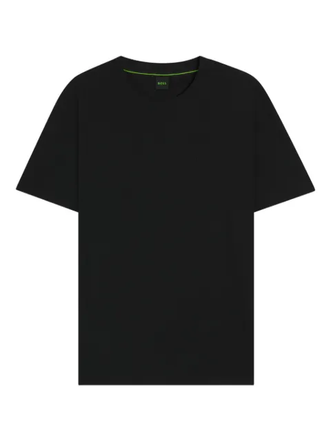 BOSS crew-neck cotton T-shirt Black 50529941