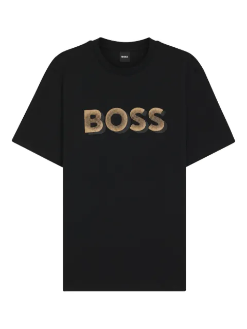 BOSS logo-print T-shirt Black 50551902