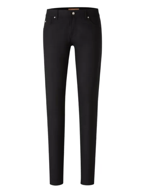 Marco Pescarolo logo-patch jeans Black NERANO15243