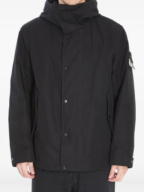 Stone Island Ghost Piece hooded parka Black K2S154100105S00F1