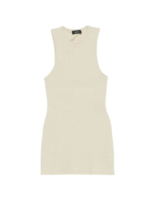 WARDROBE.NYC ribbed-knit tank top Neutrals W1132R21CO
