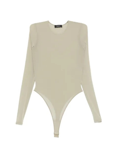 WARDROBE.NYC sheer bodysuit Neutrals W5043F25NY