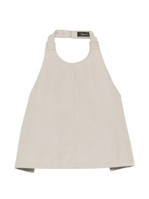 WARDROBE.NYC Clean backless top Neutrals W1058S26CO