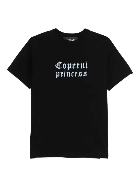 Coperni lettering-print T-shirt Black DJS03F5041