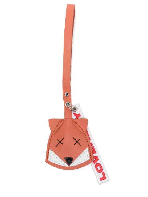 Charles Jeffrey Loverboy leather keyring Orange 052140201