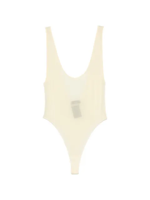 WARDROBE.NYC sheer tank bodysuit Neutrals W1119S25NY
