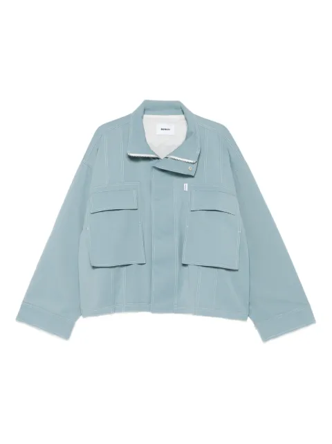 Bonsai pocket-detail zip-front jacket Blue SS25OT002001