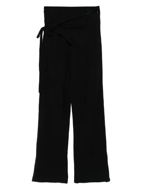 Ottolinger tie-waist knit trousers Black 10720080702
