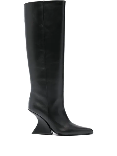 Mugler sculptural-heel boots Black MUWFW26FS226TL001