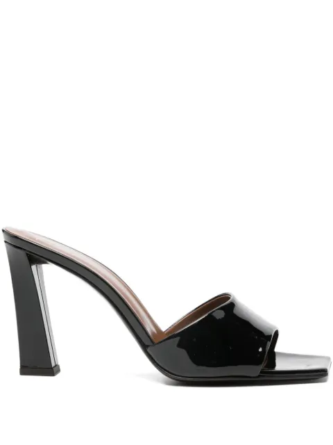 Giuseppe Zanotti block-heel square-toe mules Black E500004