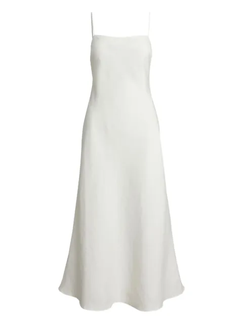 Polo Ralph Lauren sleeveless linen midi dress White 211965858003