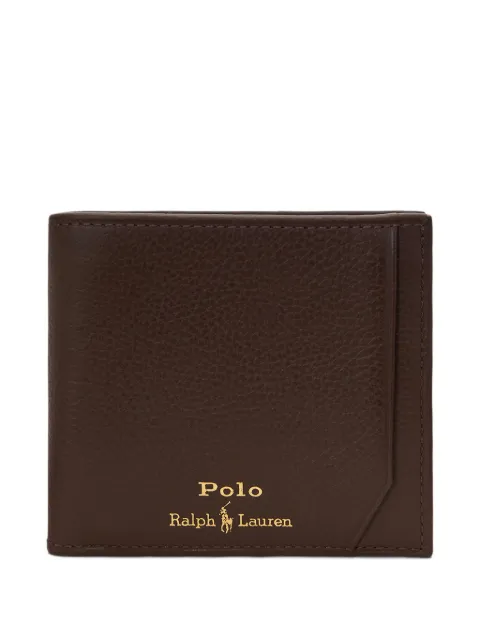 Polo Ralph Lauren pebble-leather wallet Brown 405963225002