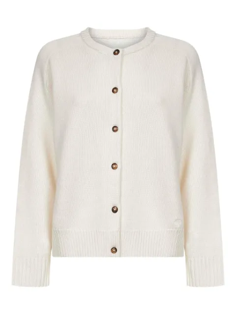 LouLou de Saison Aidar wool cardigan Neutrals AIDARLDSIVORY