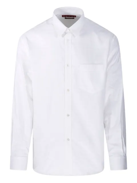 Gucci chest-pocket long-sleeve shirt White 814552Z7AOP