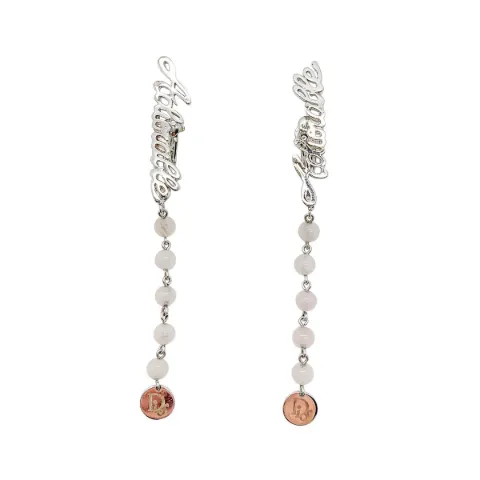 Christian Dior Pre-Owned 2000s Adiorable pearl drop earrings Silver DIORADORERG