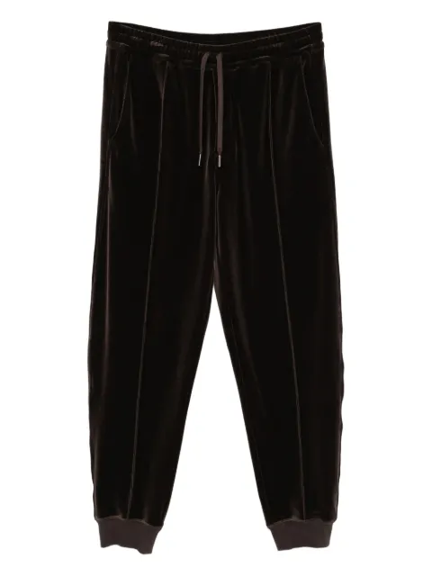TOM FORD velvet drawstring trousers Brown JAL030JMC078
