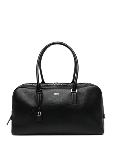 TOM FORD leather zipped tote bag Black H0687LGO033S