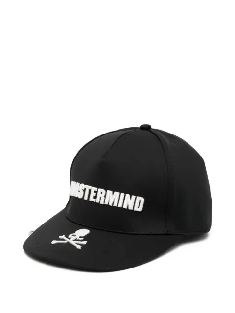Mastermind World logo-embroidered cap Black MW25S15CA001603