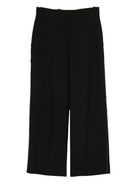 Marni Hosen side-stripe cropped trousers Black PAMAX0596A0TW839