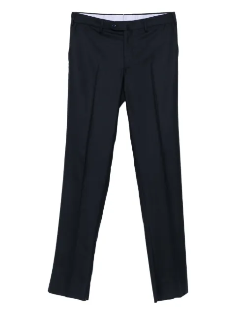 Stefano Ricci pressed-crease wool trousers Blue M1T22SR140W610001