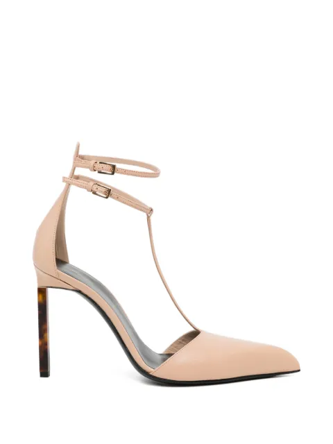TOM FORD 105mm T-strap pumps Neutrals W3763LKD002P