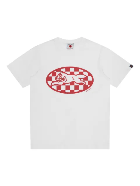 ICECREAM Running Dog graphic-print cotton T-shirt White IC25379