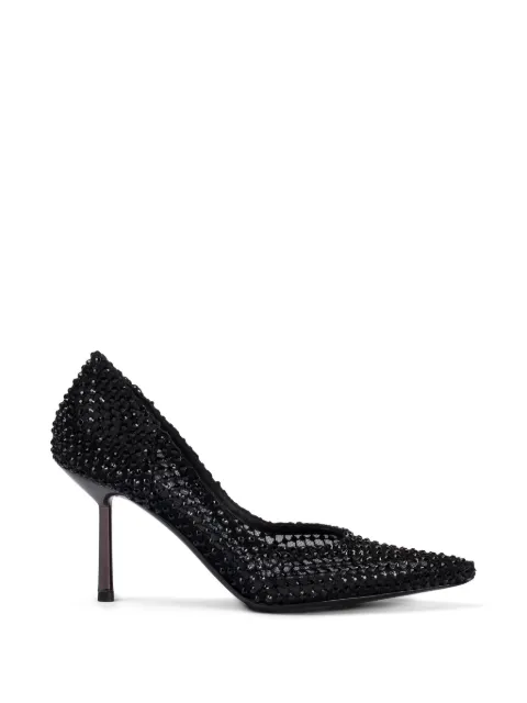 Le Silla Gilda crystal-embellished pumps Black 4270C080BMPPSAS