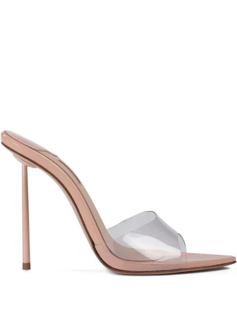 Le Silla 120mm Bella mules Neutrals 6629F100BXPPGSM