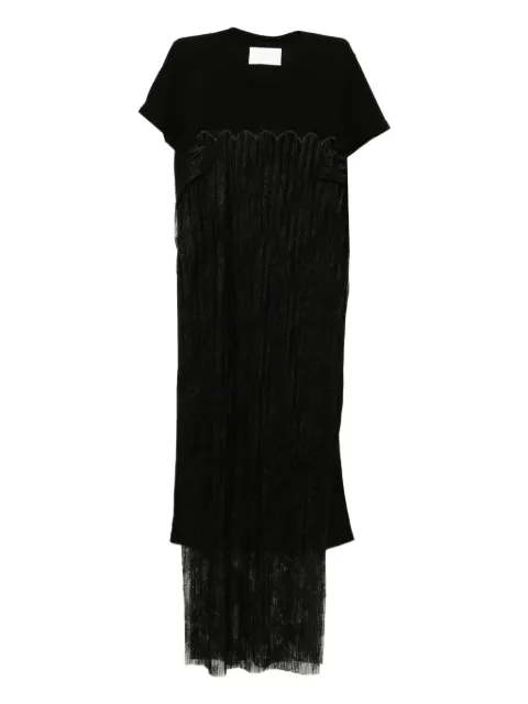 Quetsche layered lace dress Black QSS25D9