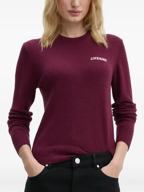 Day Birger Et Mikkelsen embroidered knitwear Purple 2245343408