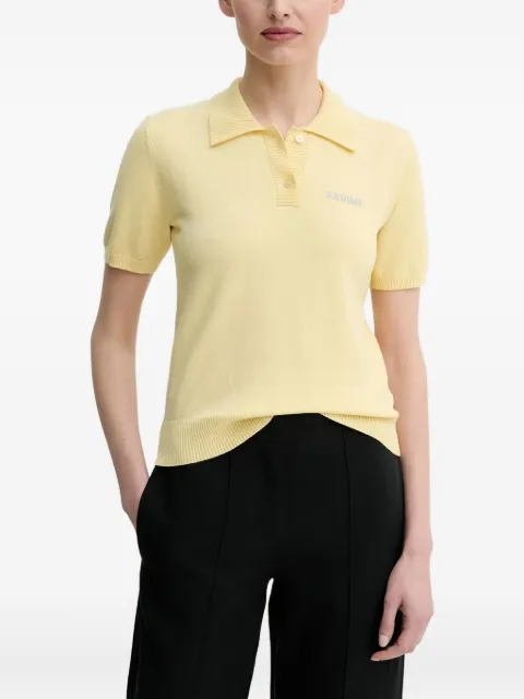 Day Birger Et Mikkelsen logo-intarsia polo shirt Yellow 2252348408