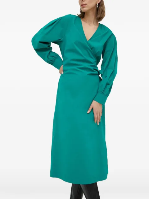 Day Birger Et Mikkelsen V-neck midi dress Green 2232126230