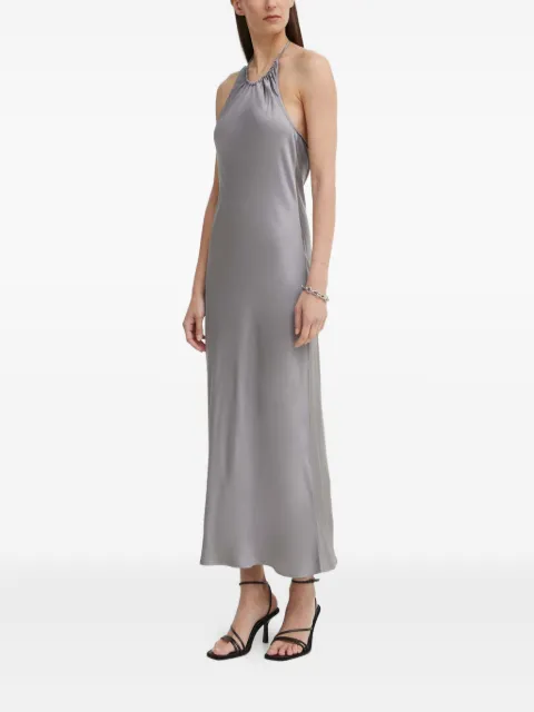 Day Birger Et Mikkelsen halterneck gathered dress Grey 2244127222