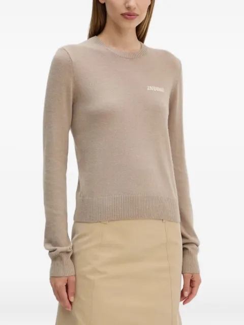 Day Birger Et Mikkelsen slogan-detailed sweater Neutrals 2245343408