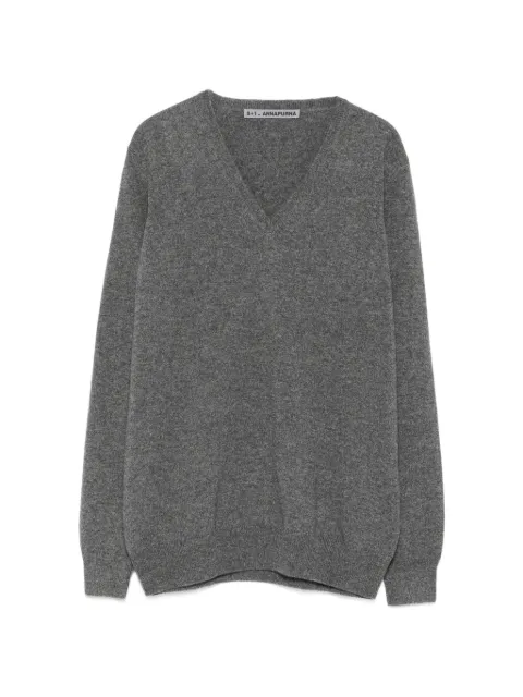 Annapurna V-neck sweater Grey ME0020